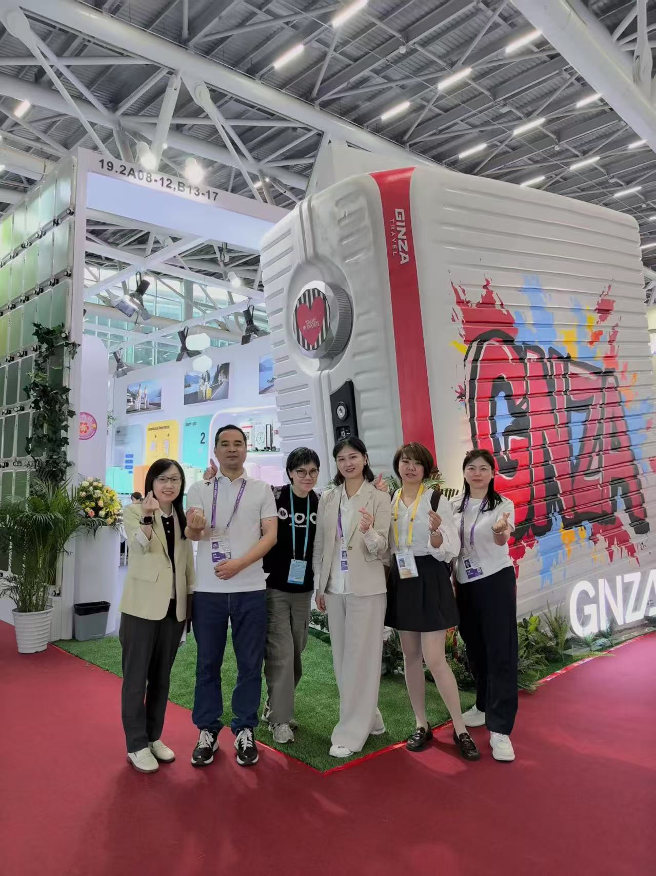 Overview of the GNZA exhibition stand at the Canton Fair Complex, Pazhou